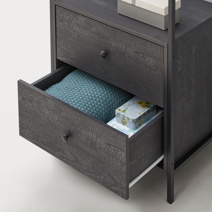 Zahra - Open Wardrobe - 2 Drawers