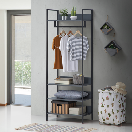 Zahra - Open Wardrobe - 4 Shelves