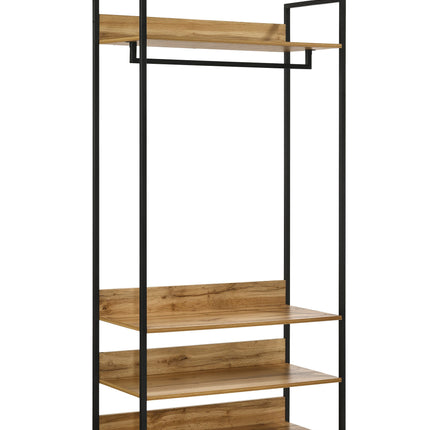 Zahra - Wide Open Wardrobe - 4 Shelves