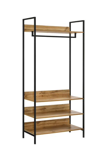 Zahra - Wide Open Wardrobe - 4 Shelves