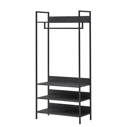 Zahra - Wide Open Wardrobe - 4 Shelves