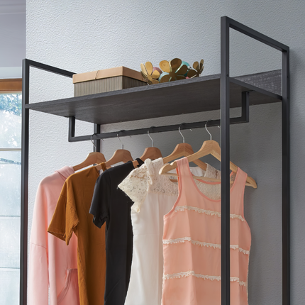 Zahra - Wide Open Wardrobe - 4 Shelves