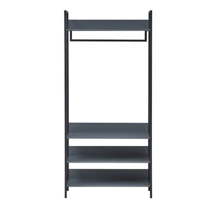 Zahra - Wide Open Wardrobe - 4 Shelves
