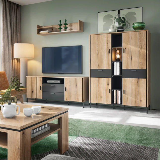 Arundel - Wardrobe 4 Door 2 Drawer