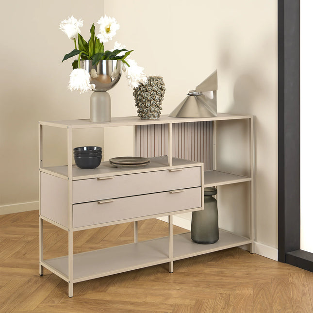 Seaford - Storage Unit with 2 Drawers and 3 Shelves
