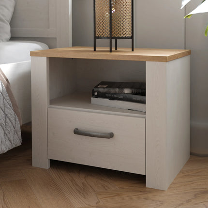 Bohol 1 Drawer Wall Mounted Bedside – Provensal Design, Choice Of Finishes