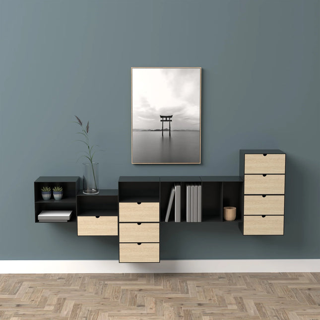 Joliet - 1 Drawer Wall Mounted Bedside Table