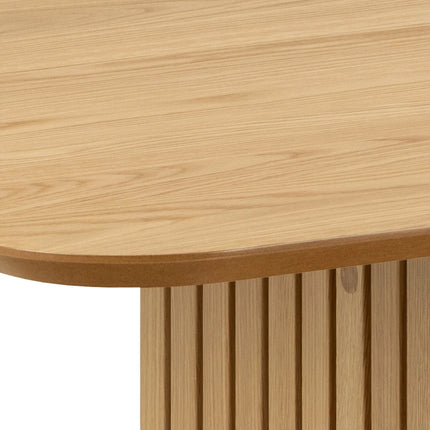 Christo Oak Dining Table with Lima or Ida Black Dining Chairs Set