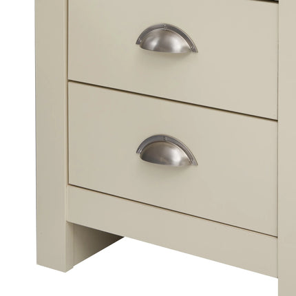 Lisbon - 2-Piece Set - 7 Drawer Chest & 2-Drawer Bedside Table