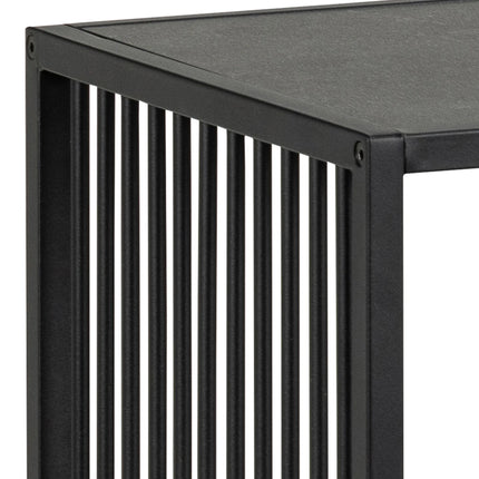 Strington - Bookcase with 2 Shelves in Black
