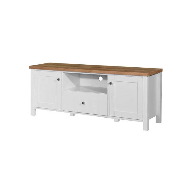 Astbury - TV Unit - 2 Doors & 1 Drawer - White