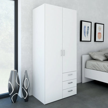 Space - Wardrobe - 2 Doors 3 Drawers