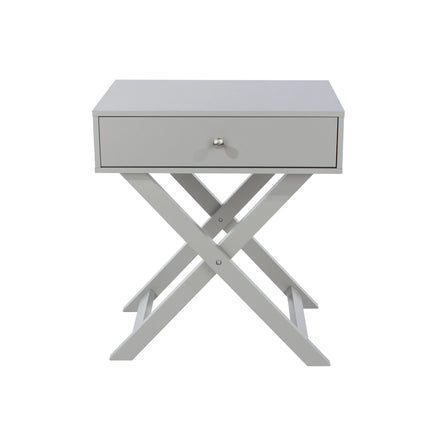 Options - Bedside Cabinet - 1 Drawer & X-Shaped Legs