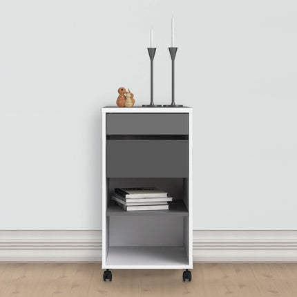 Function Plus - Mobile file cabinet 2 drawers + 1 shelf