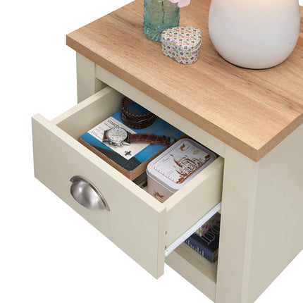 Lisbon - 2-Piece Set - 3-Door Wardrobe & Bedside Table