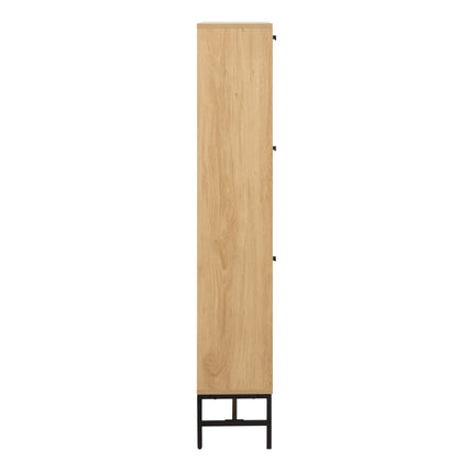 Albany Shoe Storage 3 Door Oak Effect Flip Down 72cm