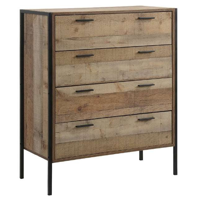Stretton - 4 Drawer Chest - Rustic Oak