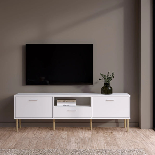 Media - TV Unit with 2 Doors + 1 Drawer