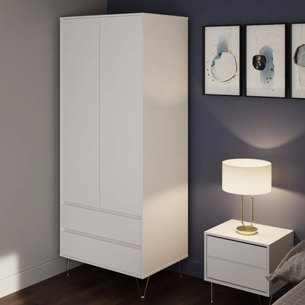 Monaco - 2 Door 2 Drawer Wardrobe