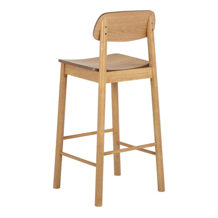 Barlow - Oak Bar Stool Set of 2