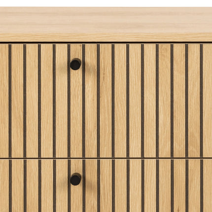 Albany Wide Chest of Drawers 6 Drawers Oak Effect 158cm