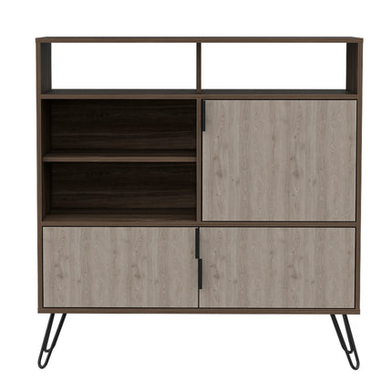 Nevada - Sideboard - 3 Door Industrial & Hairpin Legs