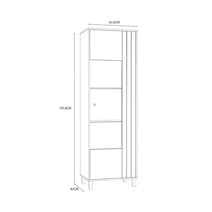 Grafton - Glass Door Display Cabinet