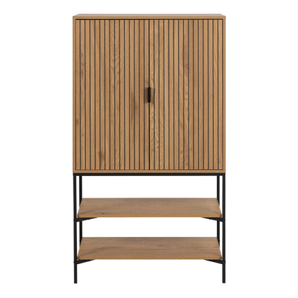 Jaipur - Cabinet with 2 Doors in Black
