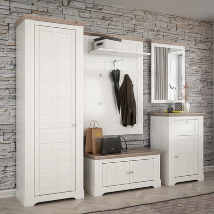 Illopa - Wall Panel in Oak Nelson/Snowy Oak