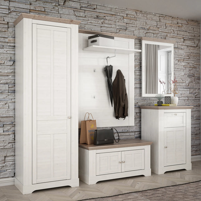 Illopa - Wall Panel in Oak Nelson/Snowy Oak