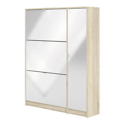 Shoes - Shoe Cabinet 3 Tilting Doors +2 Layers +1 Door