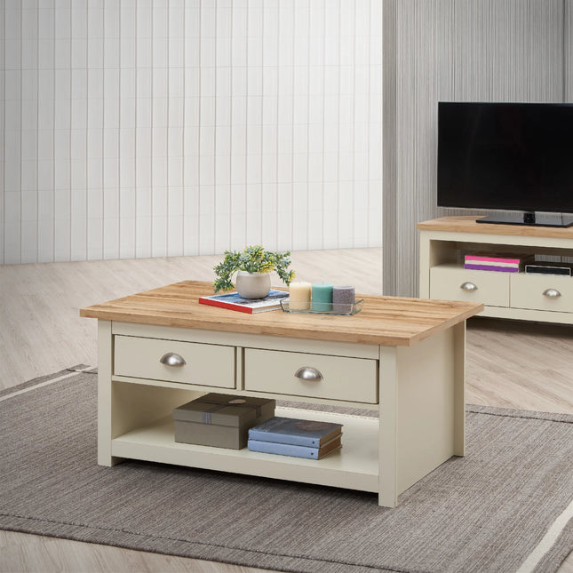Lisbon - Set - Corner TV Unit, 3 Drawer Sideboard, Coffee Table