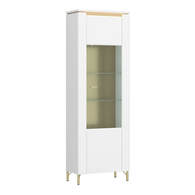 Lazio - Vitrin 1 Door Cabinet