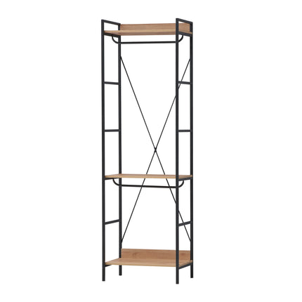 Claire - 3 Shelf Open Wardrobe - Riviera Oak