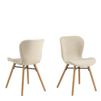 Cream Boucle & Oak
