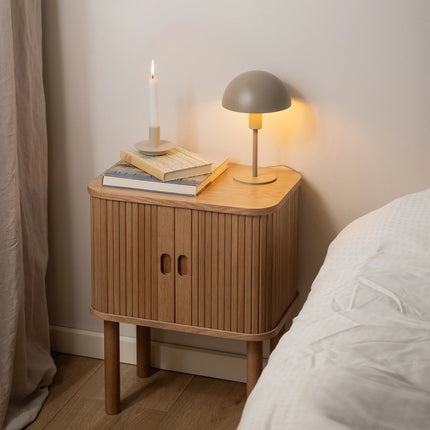 Langley - Square Bedside Table
