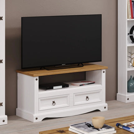 Corona - TV Unit - 2 Drawer Traditional Pine