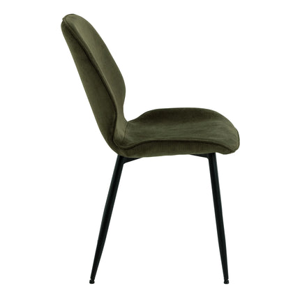 Nagano - Round Dining Table with 4 Femke Dining Chairs