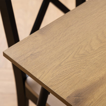 Peru Rectangular Dining Table in Wild Oak 120x80cm