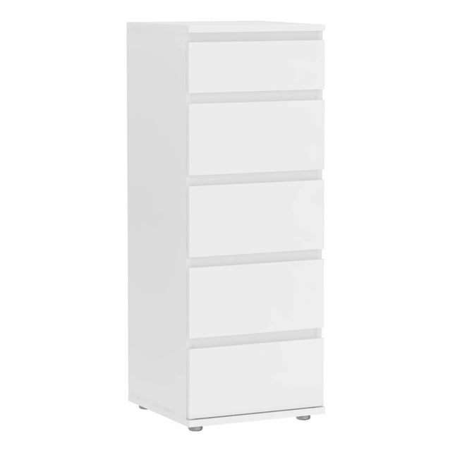 Nova - Narrow Chest of 5 Drawers