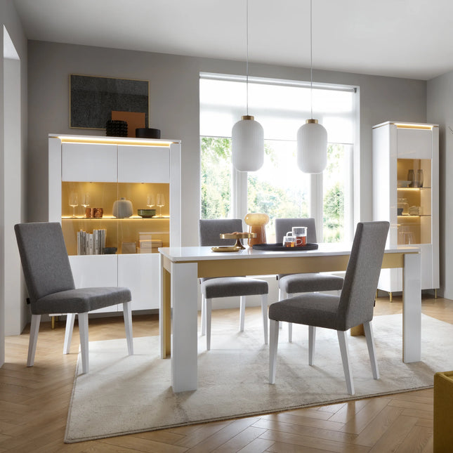 Lazio - Vitrin 2 Door Cabinet
