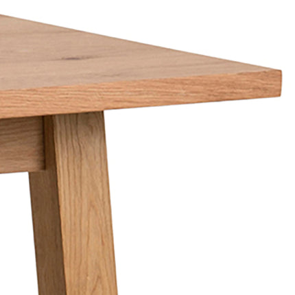 Chara Bar Table in Oak with Scandinavian Design
