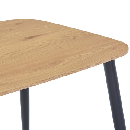 Aspen - Dining Table - Rectangular with Black Tapered Legs
