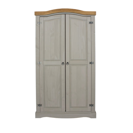 Corona - Wardrobe - 2 Door Traditional with Exposed Hinges