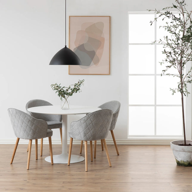 Ibiza Round Dining Table – Compact Stylish Table With Multiple Finishes
