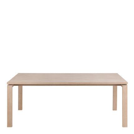 Linley Extendable Dining Table in White Oak 300x100x75cm