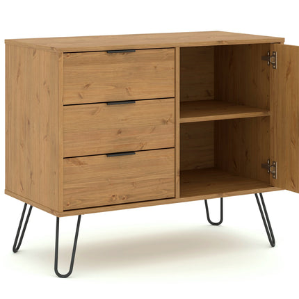 Augusta - Sideboard - 1 Door 3 Drawer & Hairpin Legs
