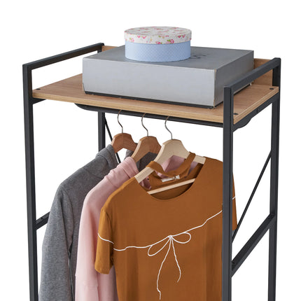 Claire - 5 Shelf Open Wardrobe - Riviera Oak