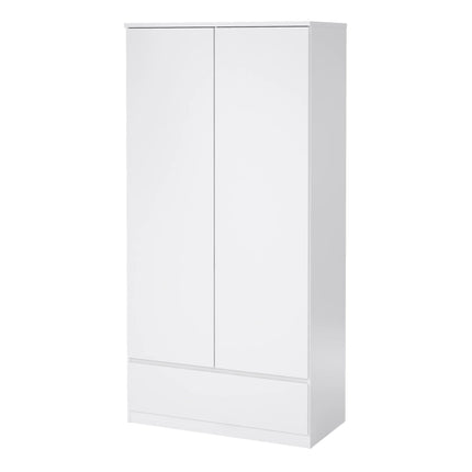 Naia - Wardrobe with 2 Doors + 1 Drawer