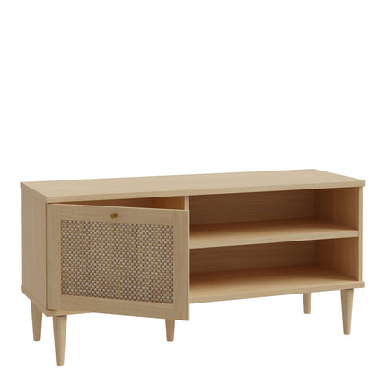 Calasetta - 1 Door 2 Shelf TV Unit in Rattan